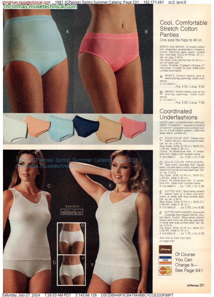 1981 JCPenney Spring Summer Catalog, Page 231