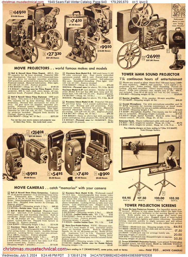 1949 Sears Fall Winter Catalog, Page 940
