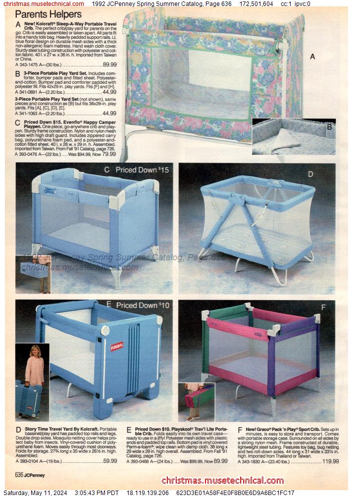 1992 JCPenney Spring Summer Catalog, Page 636
