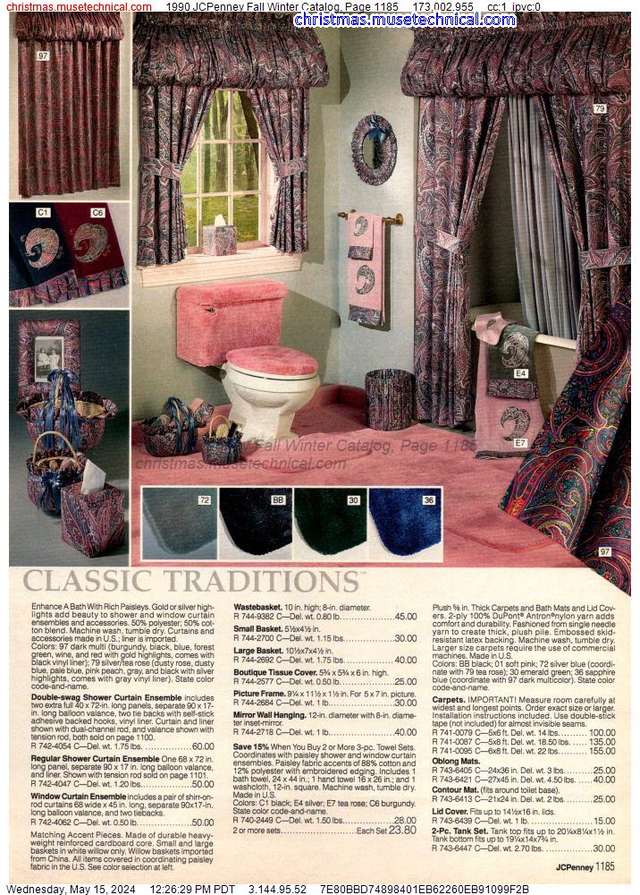 1990 JCPenney Fall Winter Catalog, Page 1185
