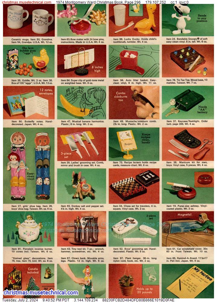 1974 Montgomery Ward Christmas Book, Page 296