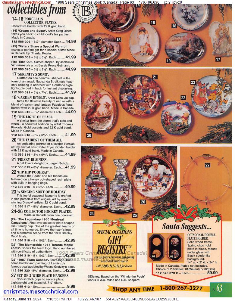 1998 Sears Christmas Book (Canada), Page 63