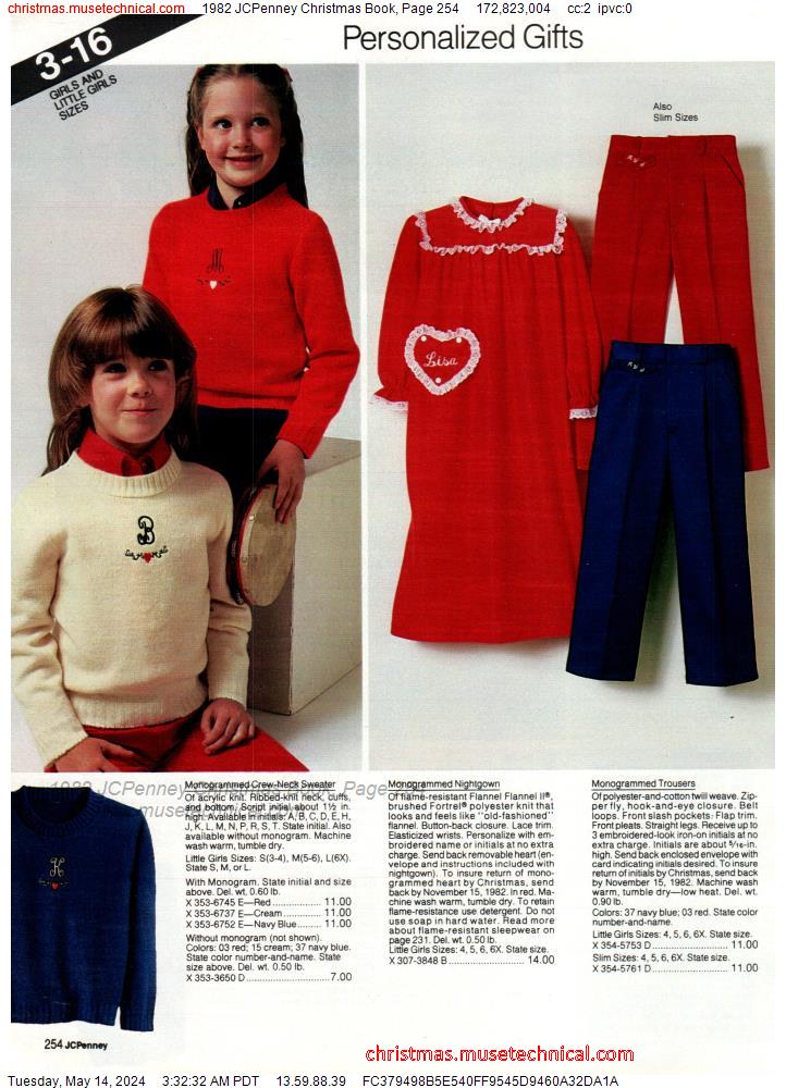 1982 JCPenney Christmas Book, Page 254