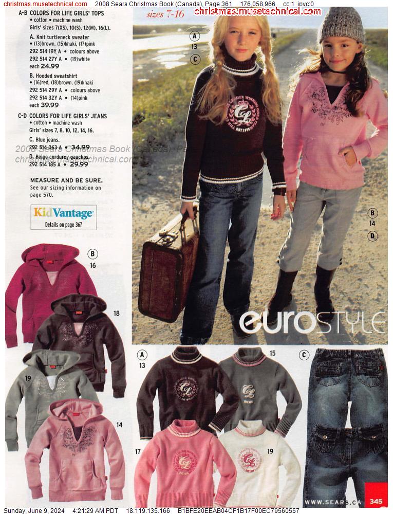 2008 Sears Christmas Book (Canada), Page 361