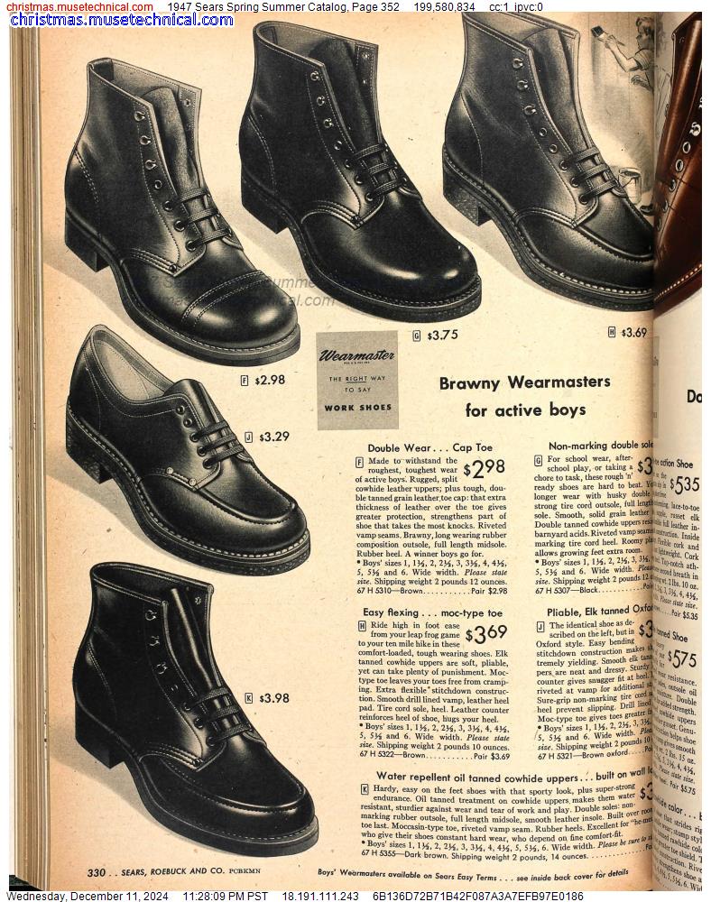 1947 Sears Spring Summer Catalog, Page 352