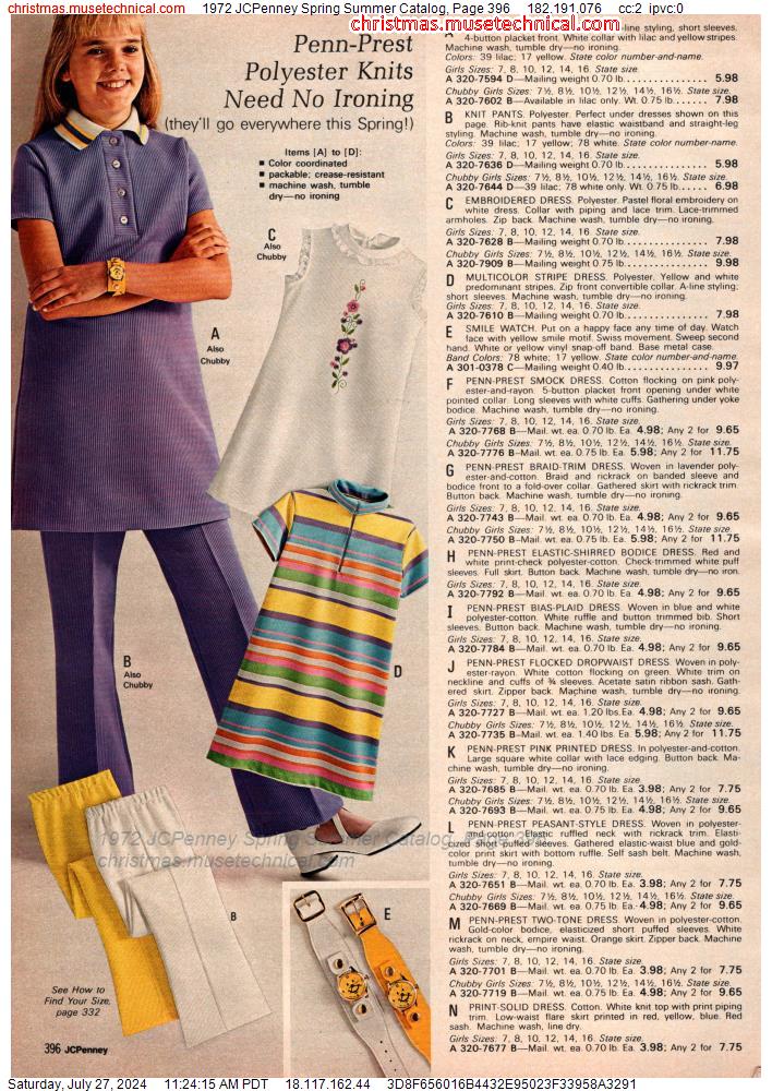 1972 JCPenney Spring Summer Catalog, Page 396