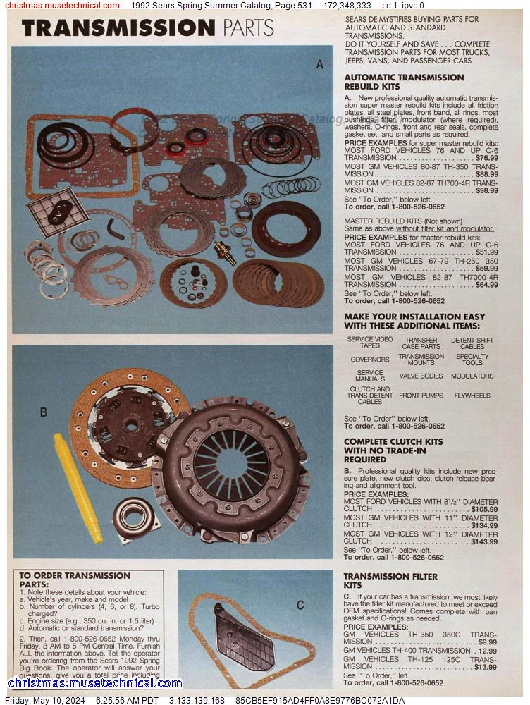 1992 Sears Spring Summer Catalog, Page 531