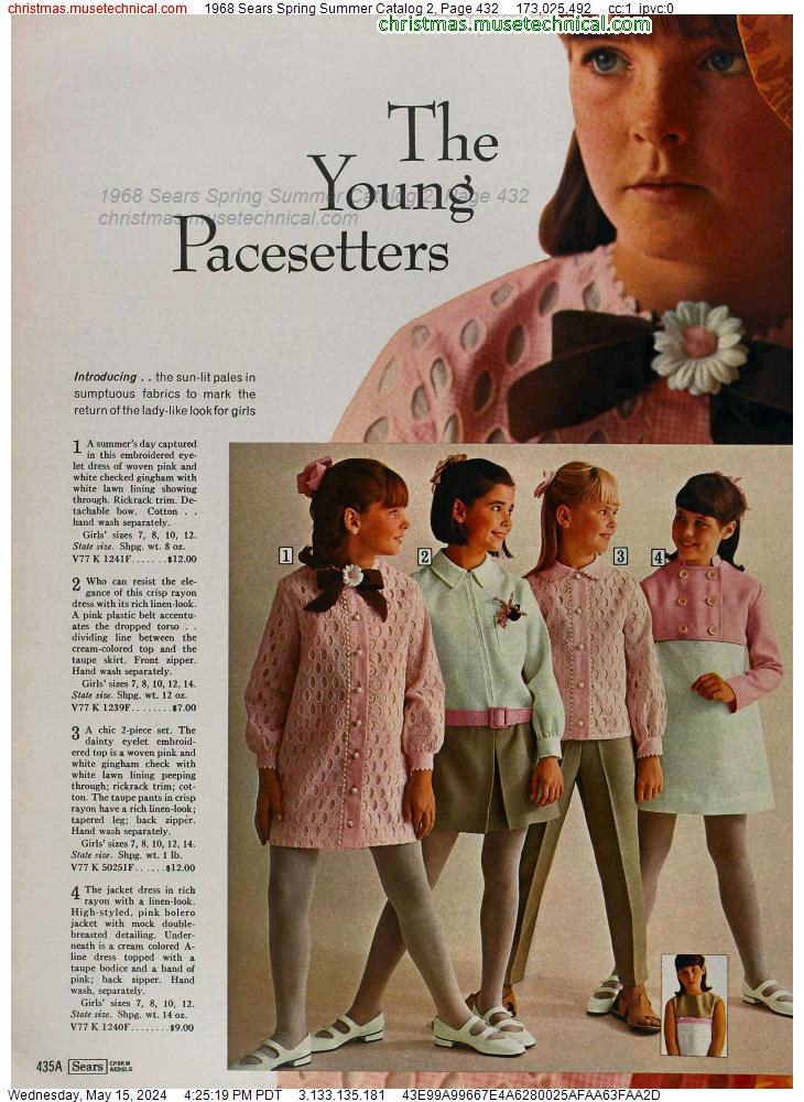 1968 Sears Spring Summer Catalog 2, Page 432
