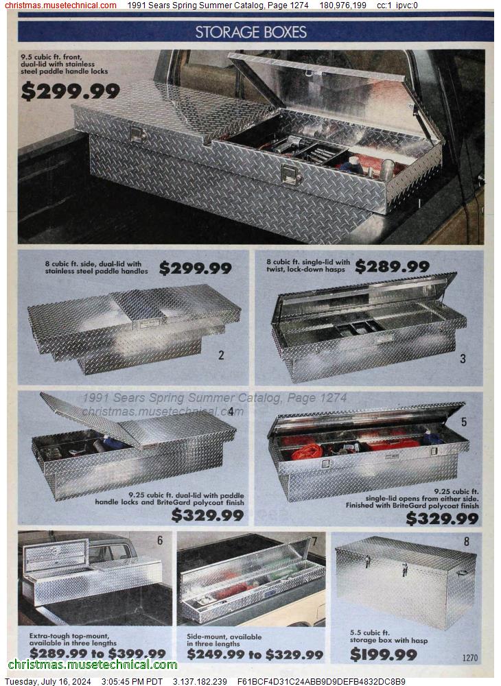 1991 Sears Spring Summer Catalog, Page 1274