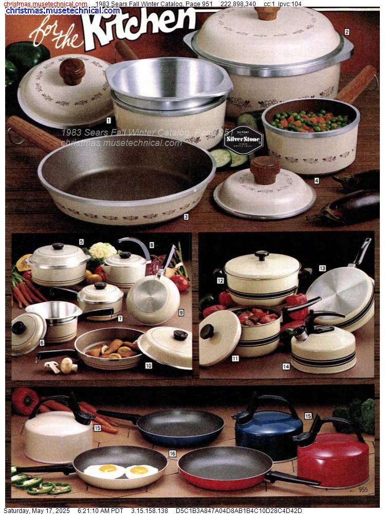 1983 Sears Fall Winter Catalog, Page 951