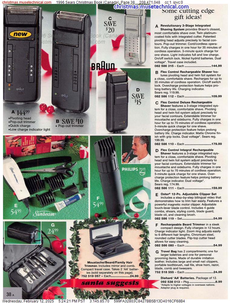 1996 Sears Christmas Book (Canada), Page 38