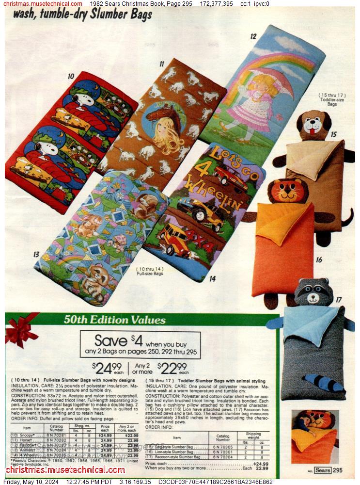 1982 Sears Christmas Book, Page 295