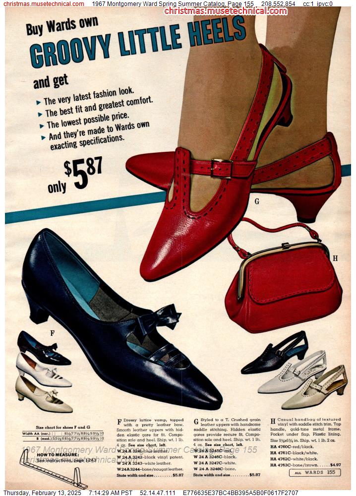 1967 Montgomery Ward Spring Summer Catalog, Page 155