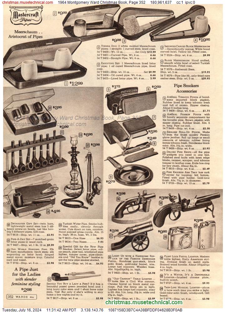 1964 Montgomery Ward Christmas Book, Page 352
