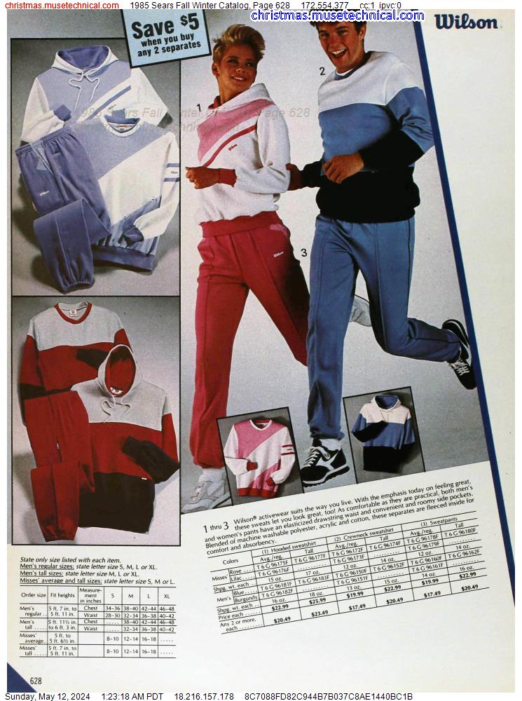 1985 Sears Fall Winter Catalog, Page 628