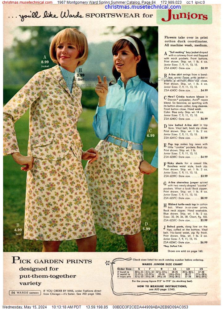 1967 Montgomery Ward Spring Summer Catalog, Page 84