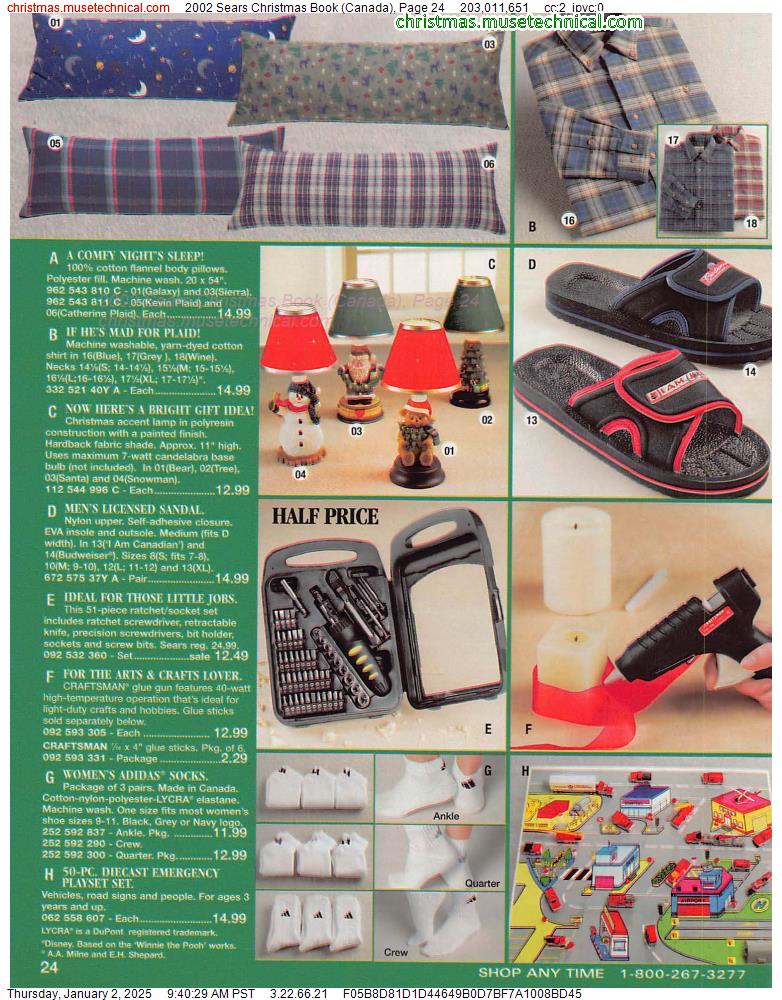 2002 Sears Christmas Book (Canada), Page 24