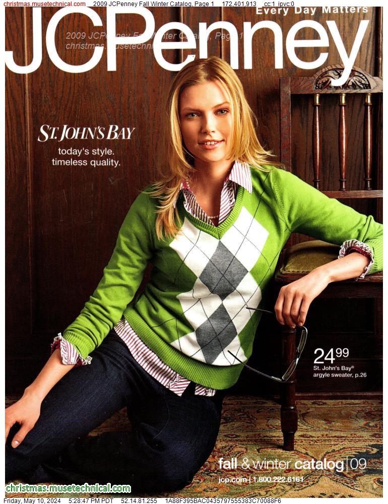 2009 JCPenney Fall Winter Catalog, Page 1