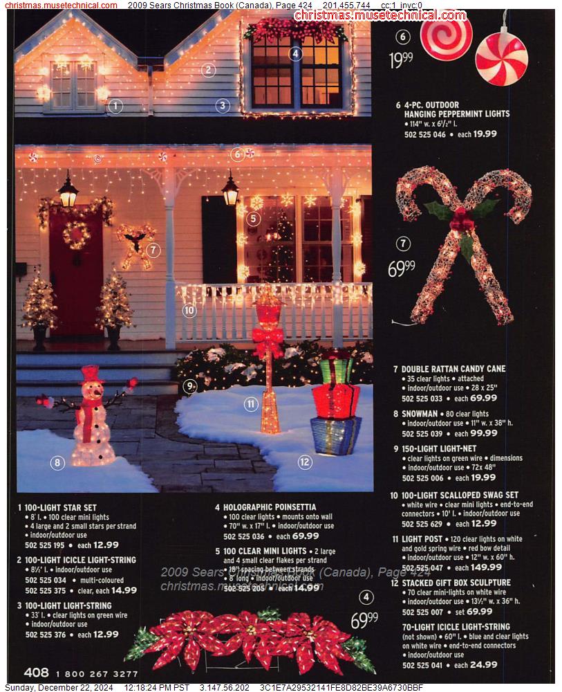 2009 Sears Christmas Book (Canada), Page 424