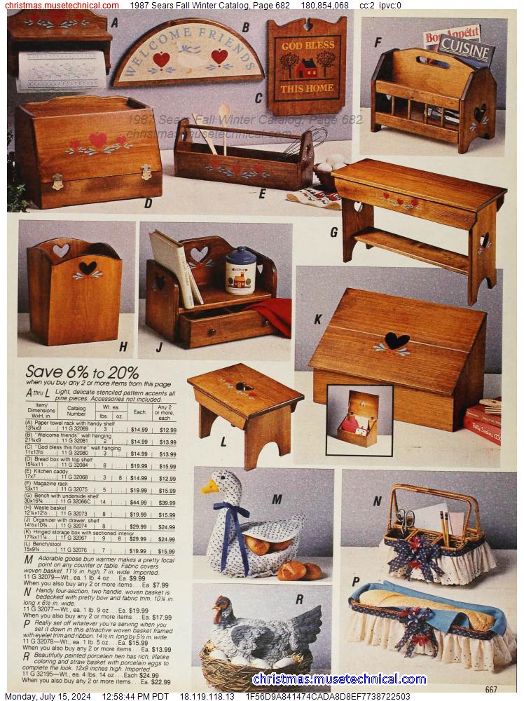 1987 Sears Fall Winter Catalog, Page 682