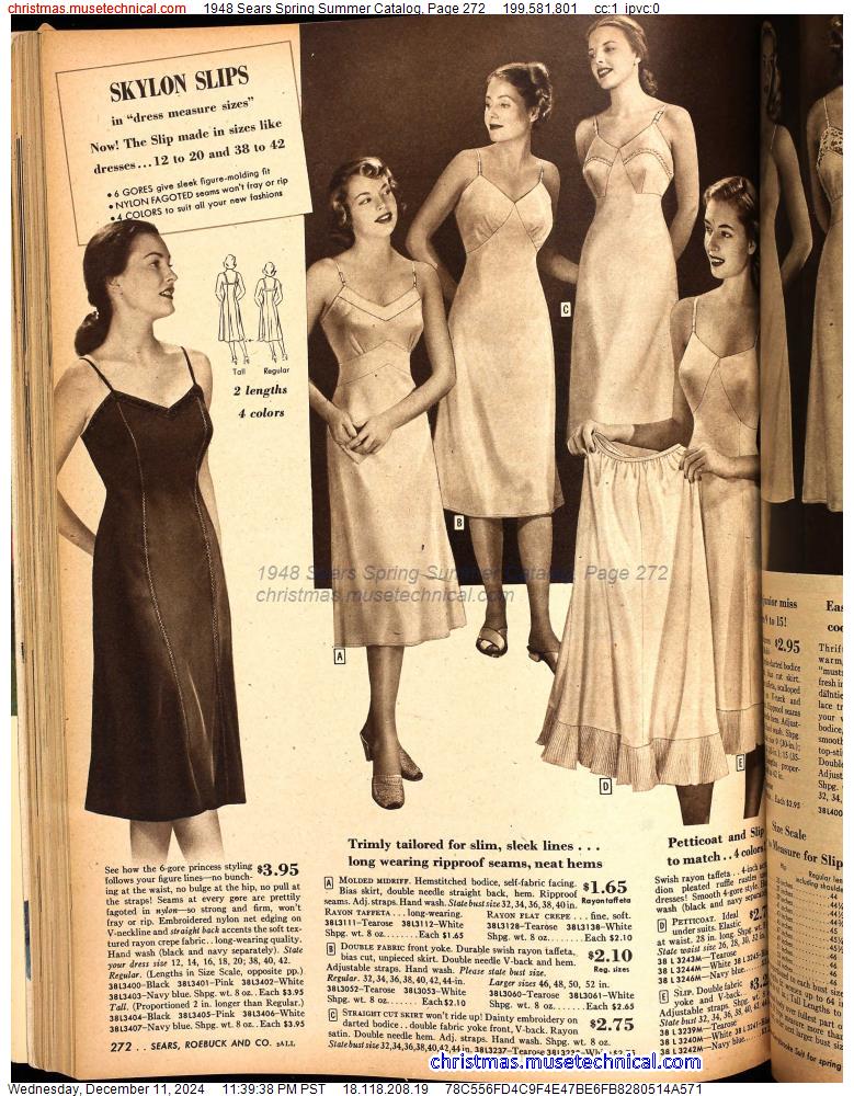 1948 Sears Spring Summer Catalog, Page 272