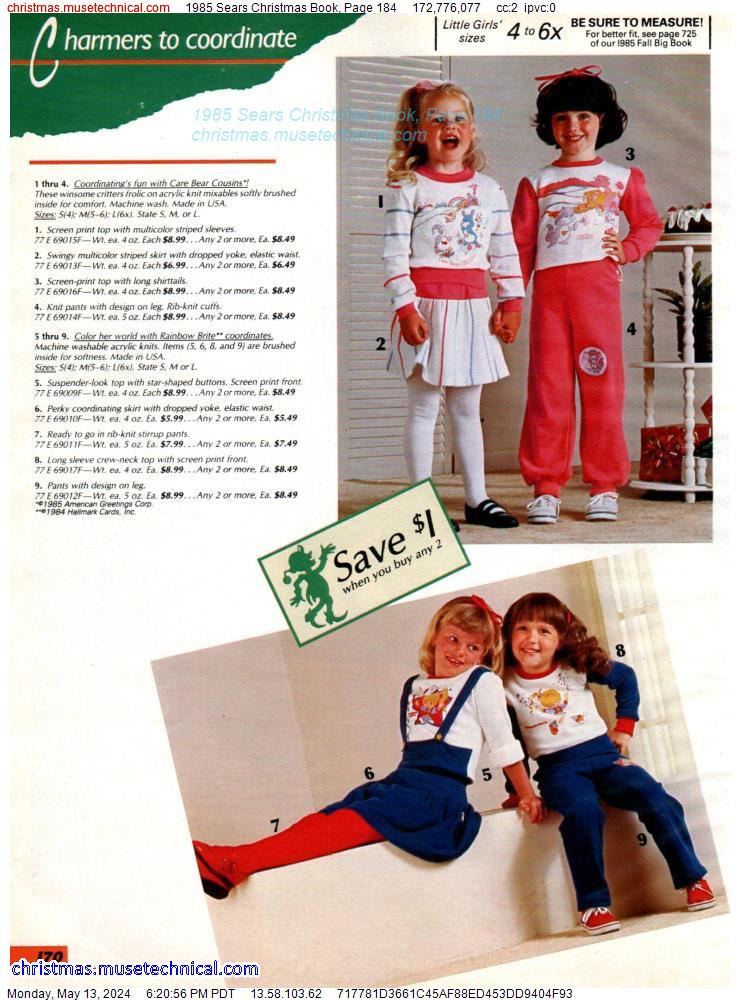 1985 Sears Christmas Book, Page 184