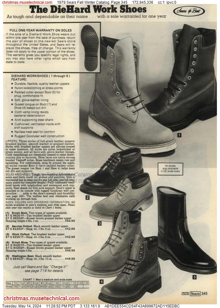 1979 Sears Fall Winter Catalog, Page 345