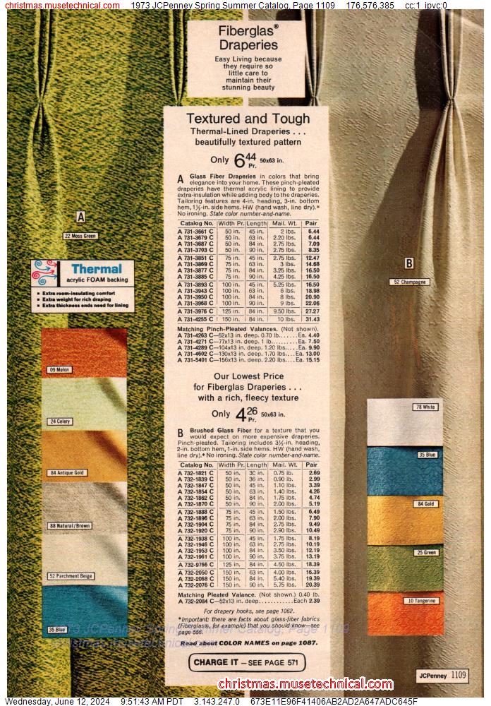 1973 JCPenney Spring Summer Catalog, Page 1109
