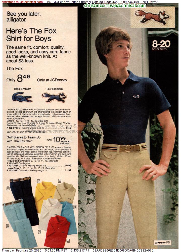 1979 JCPenney Spring Summer Catalog, Page 445