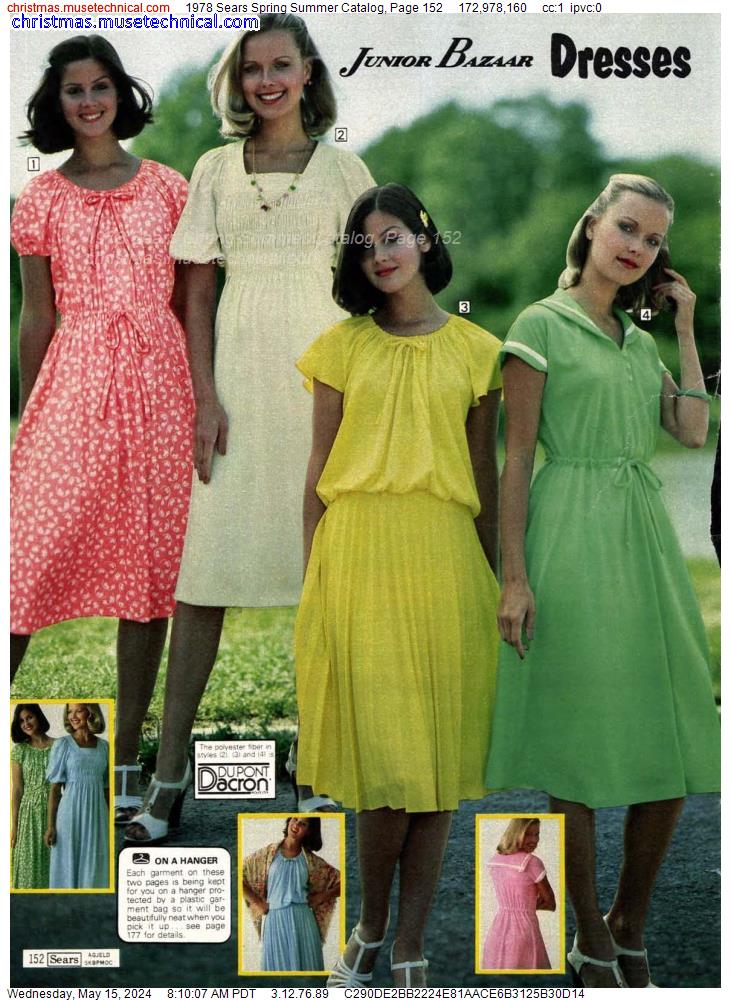 1978 Sears Spring Summer Catalog, Page 152