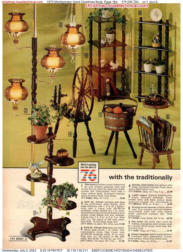 1975 Montgomery Ward Christmas Book, Page 164