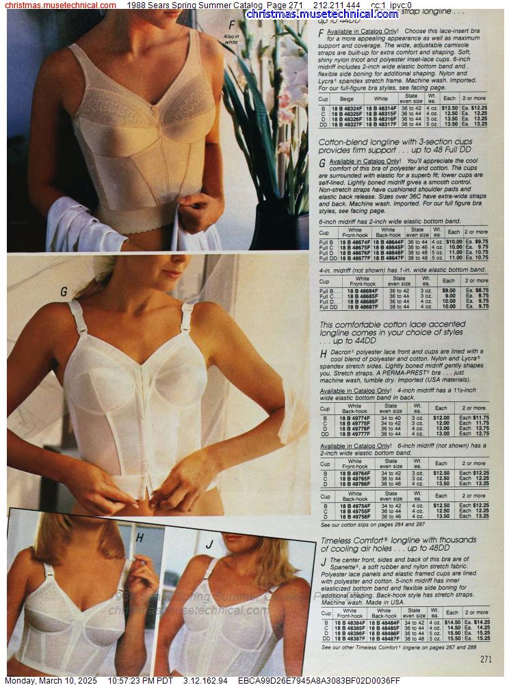 1988 Sears Spring Summer Catalog, Page 271