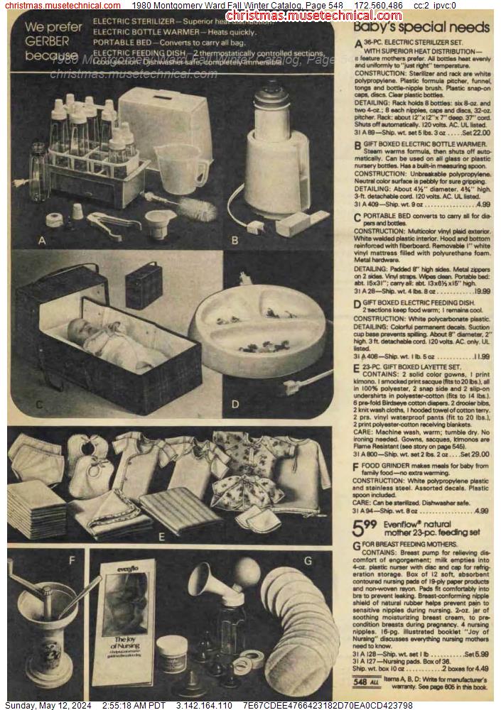 1980 Montgomery Ward Fall Winter Catalog, Page 548