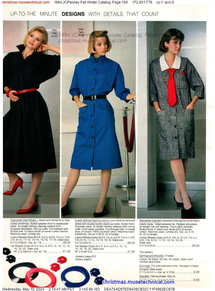 1984 JCPenney Fall Winter Catalog, Page 150