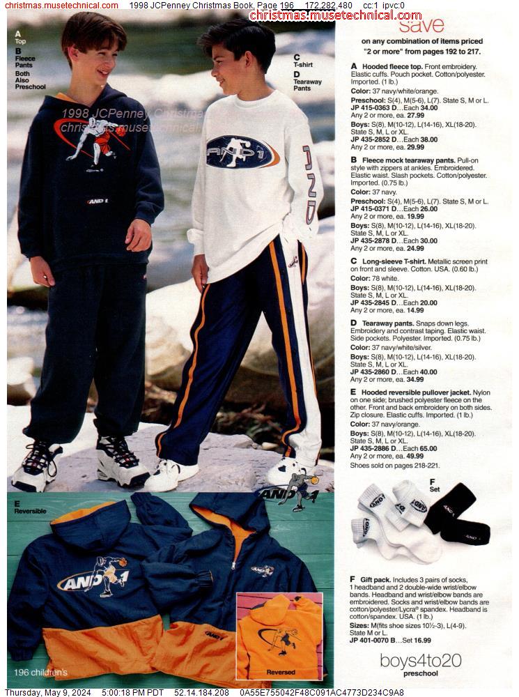 1998 JCPenney Christmas Book, Page 196