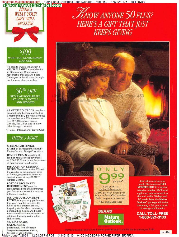 1994 Sears Christmas Book (Canada), Page 459