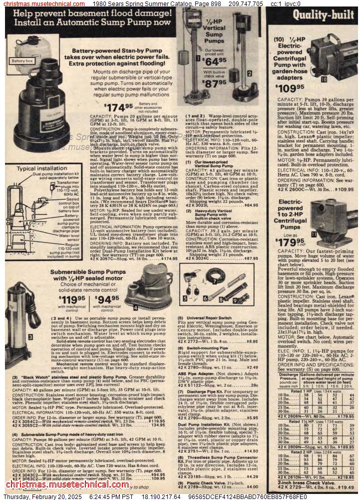 1980 Sears Spring Summer Catalog, Page 898