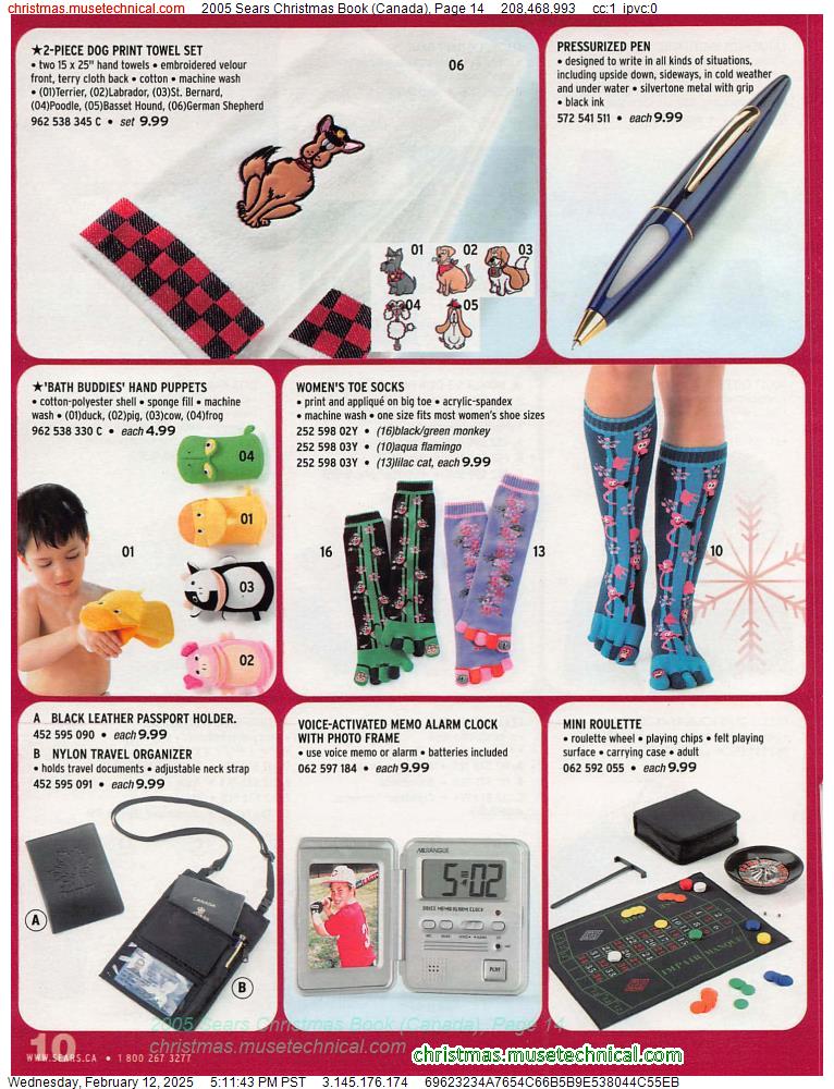 2005 Sears Christmas Book (Canada), Page 14