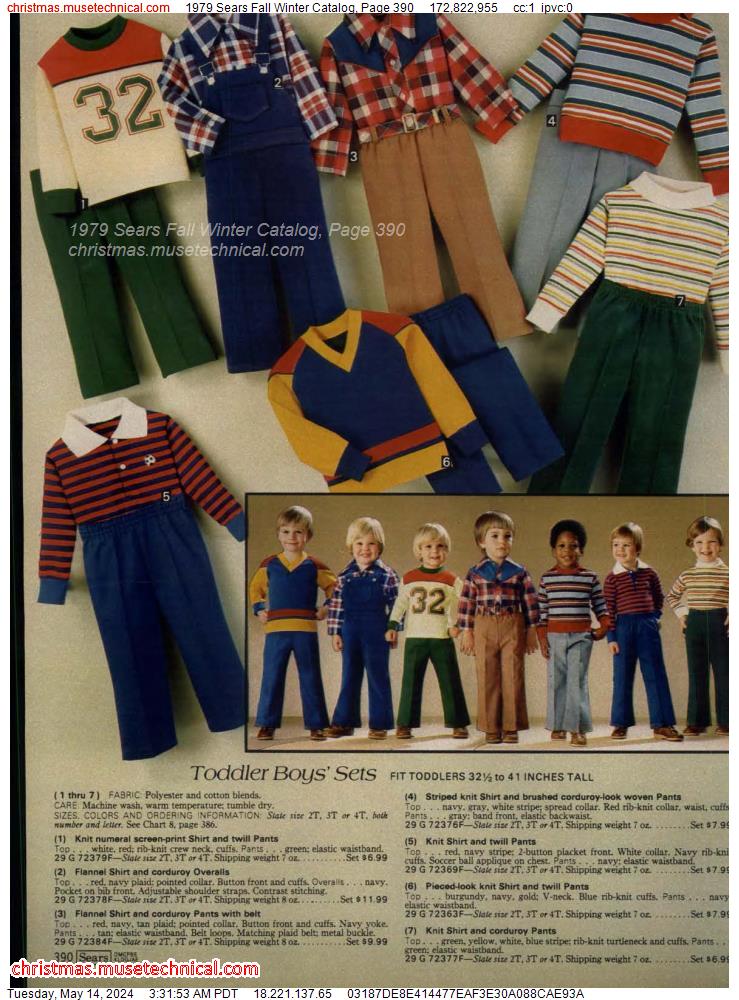 1979 Sears Fall Winter Catalog, Page 390