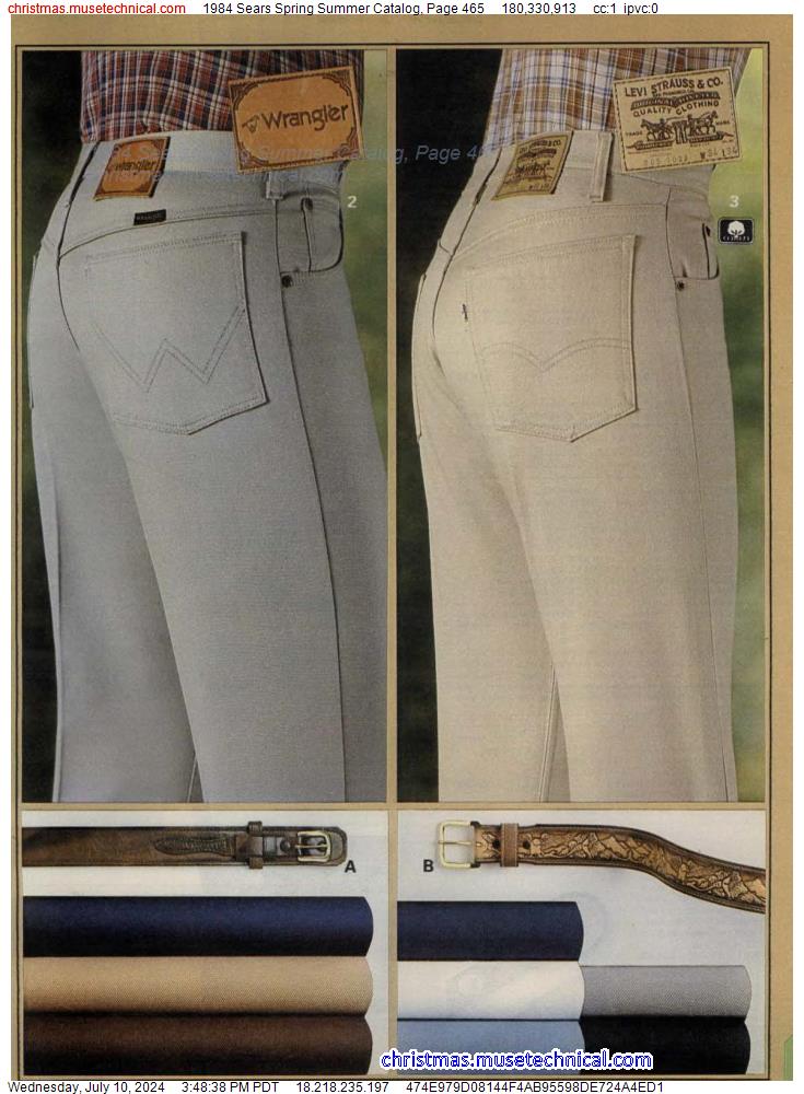 1984 Sears Spring Summer Catalog, Page 465