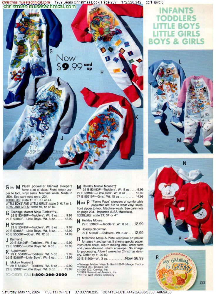 1989 Sears Christmas Book, Page 237