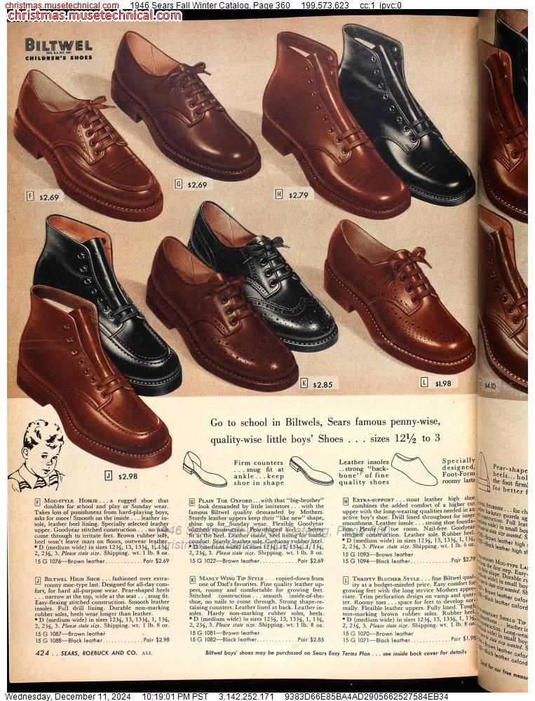 1946 Sears Fall Winter Catalog, Page 360