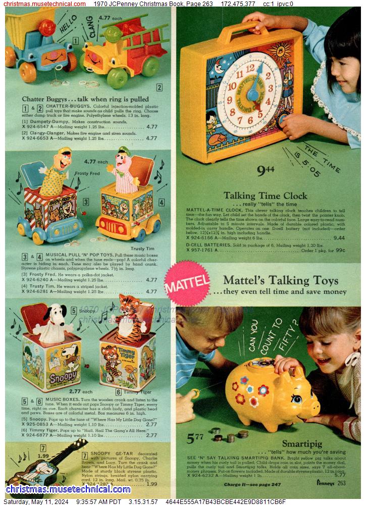 1970 JCPenney Christmas Book, Page 263