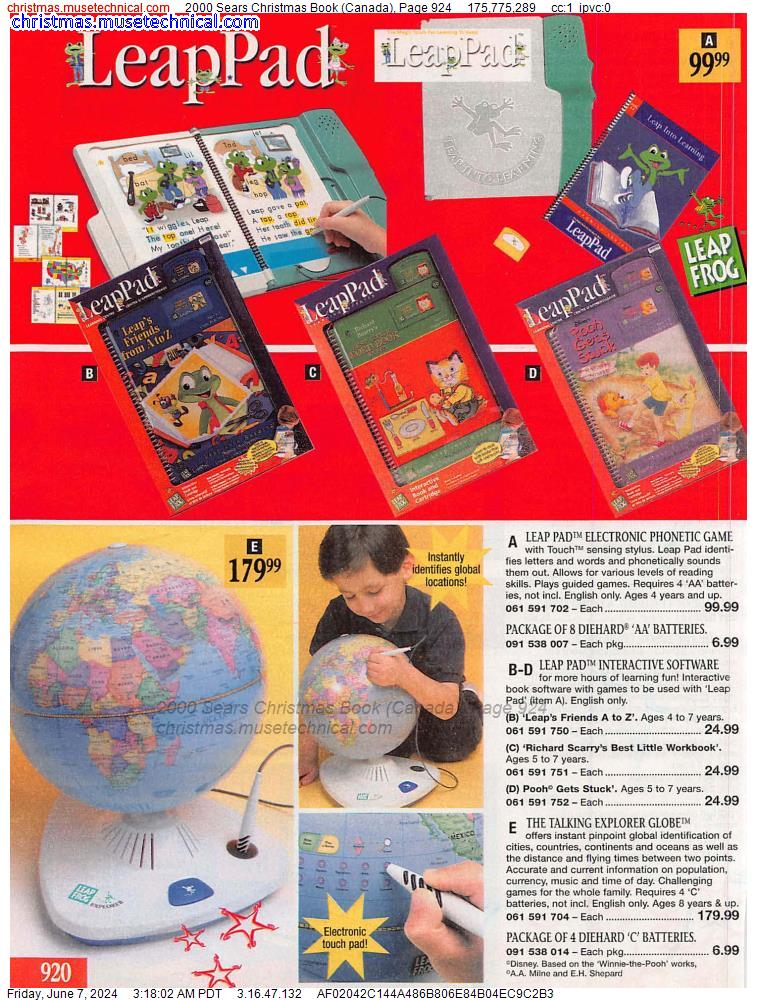 2000 Sears Christmas Book (Canada), Page 924