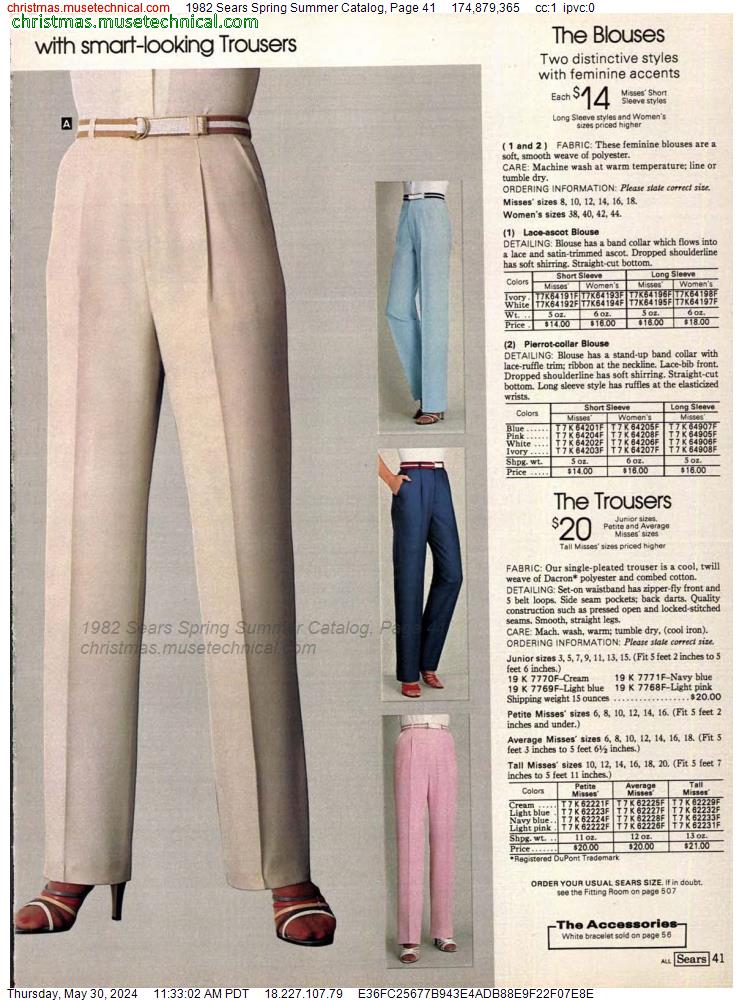 1982 Sears Spring Summer Catalog, Page 41