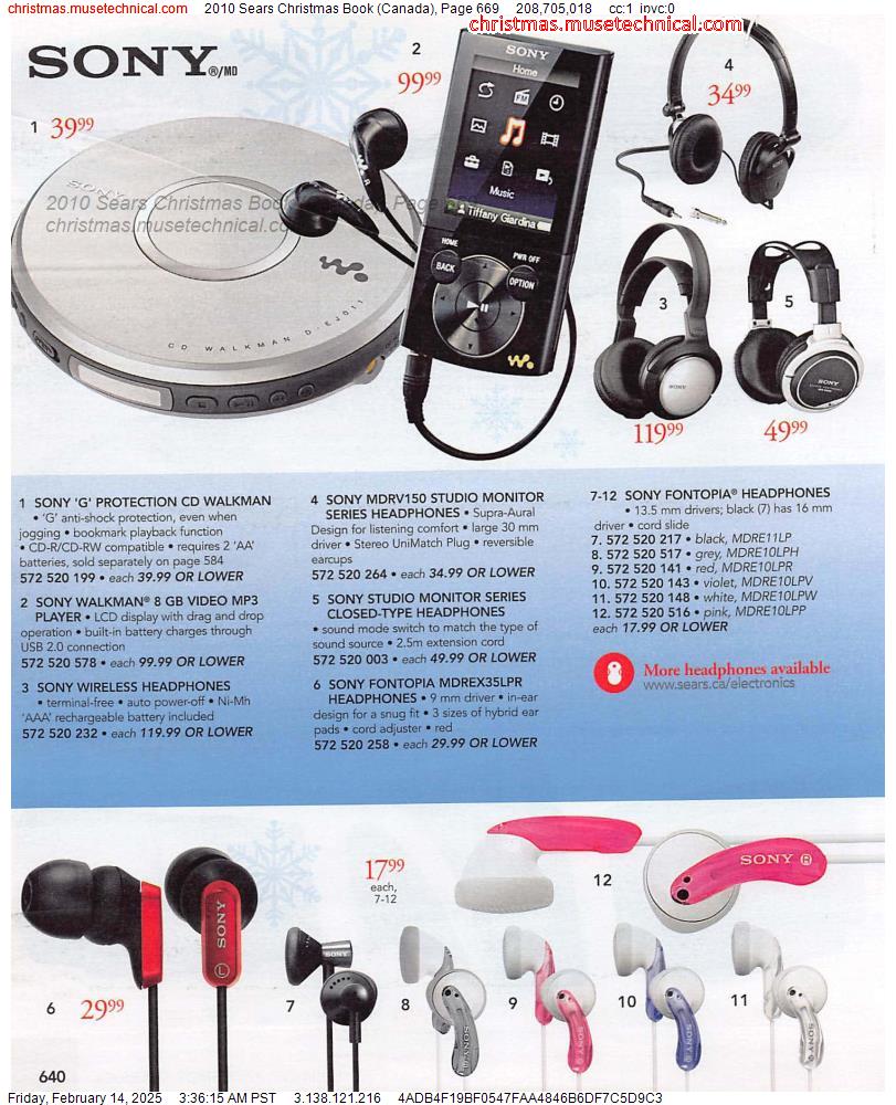 2010 Sears Christmas Book (Canada), Page 669