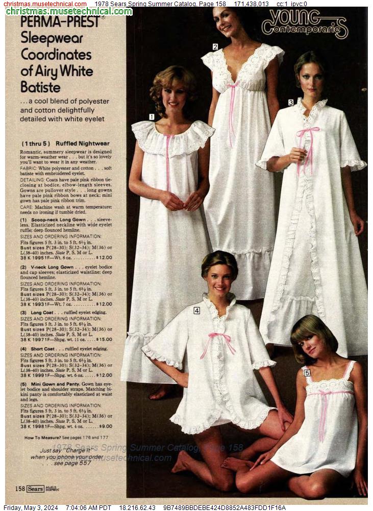 1978 Sears Spring Summer Catalog, Page 158