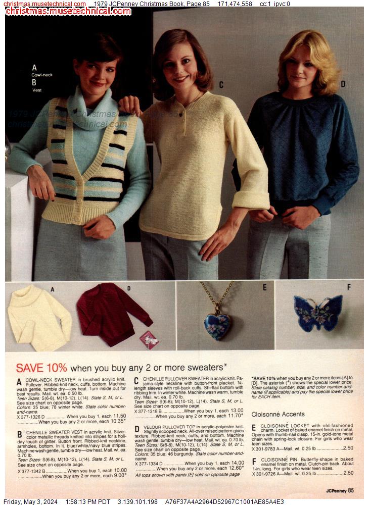 1979 JCPenney Christmas Book, Page 85