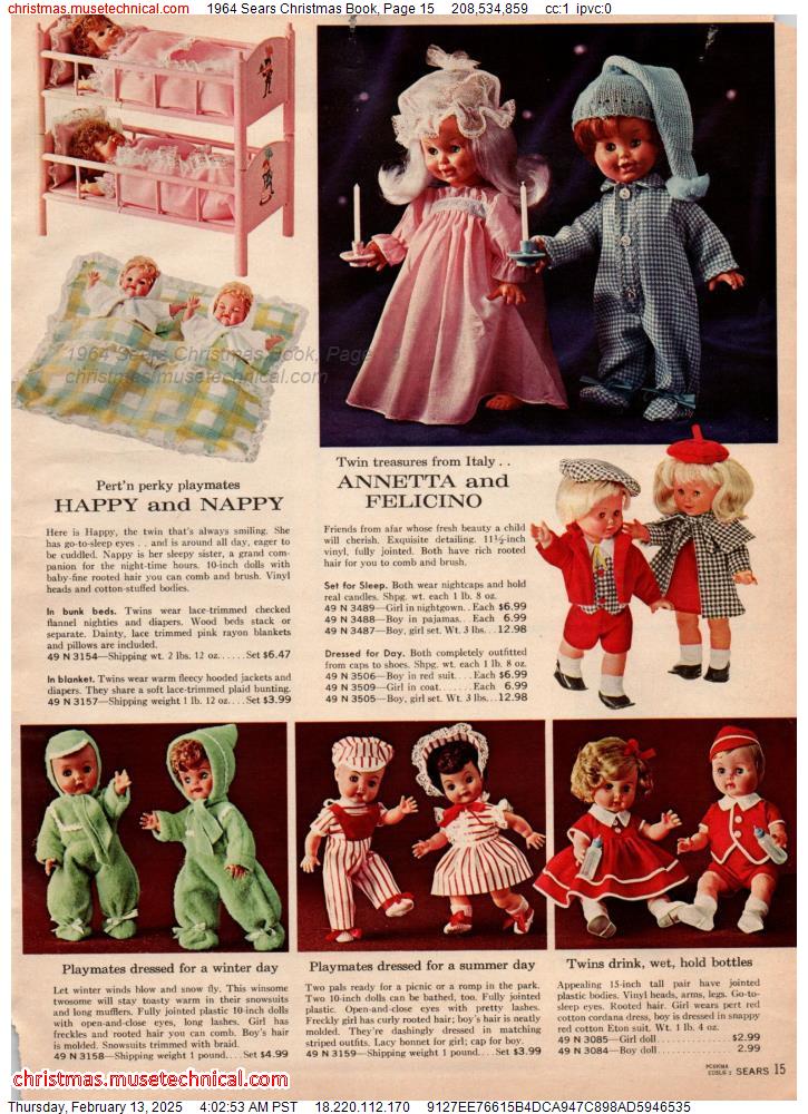 1964 Sears Christmas Book, Page 15