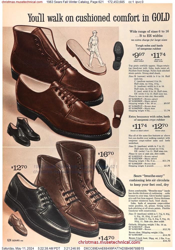 1963 Sears Fall Winter Catalog, Page 621